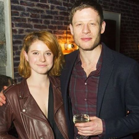 James with his ex-girlfriend Jessie Buckley